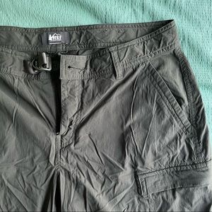 REI Zip-off Forest Green Pants